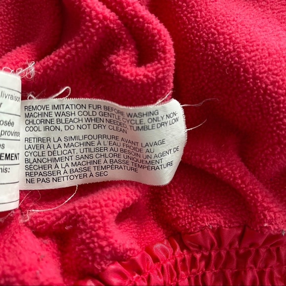 Baby GAP Pink Puffer Girl Jacket - Size 3T - Picture 9 of 10